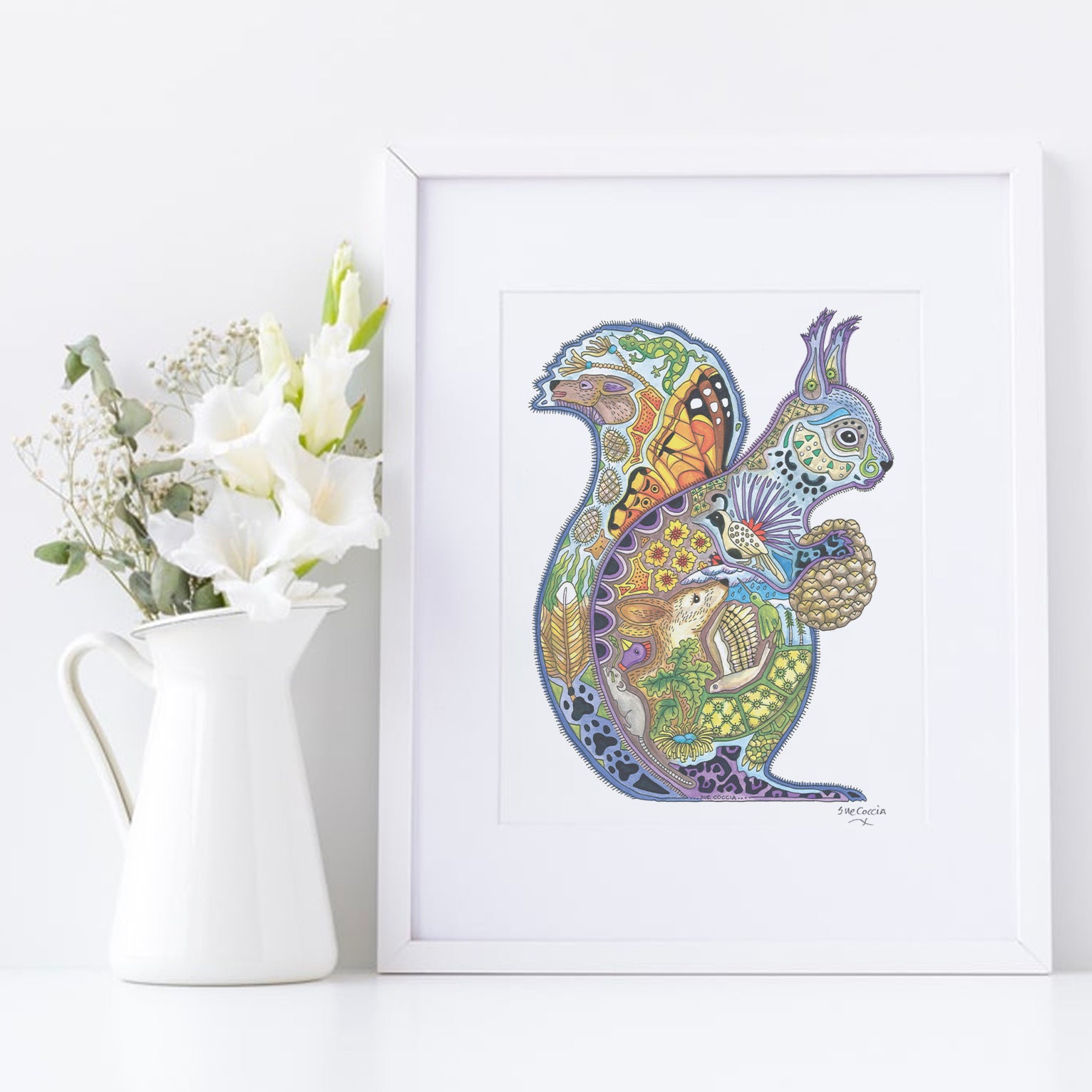 Squirrel Signed Print