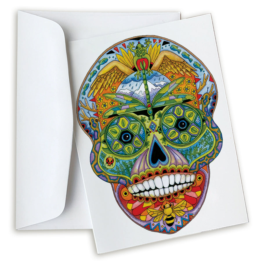 Sugar Skull Note Card