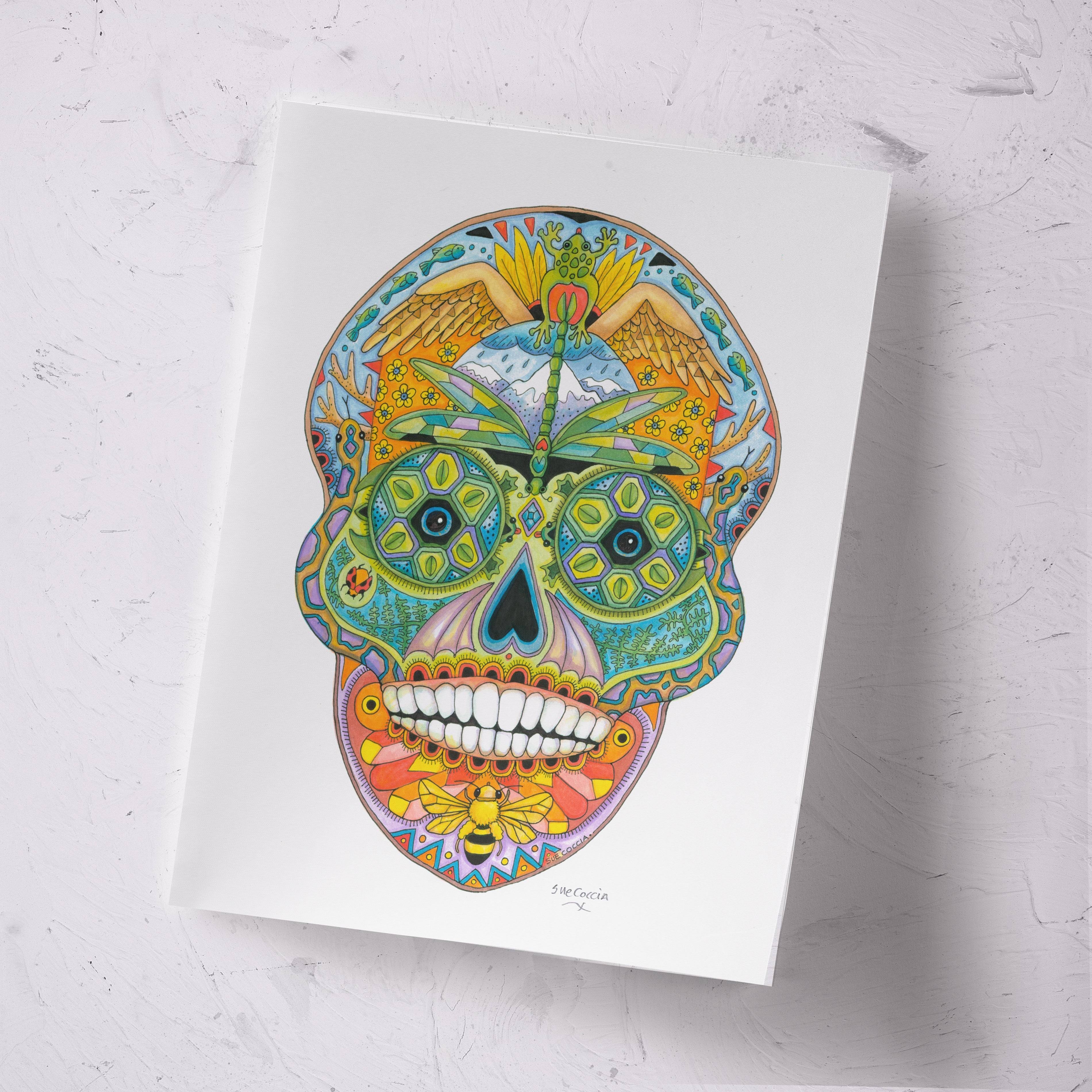 Sugar Skull Signed Print