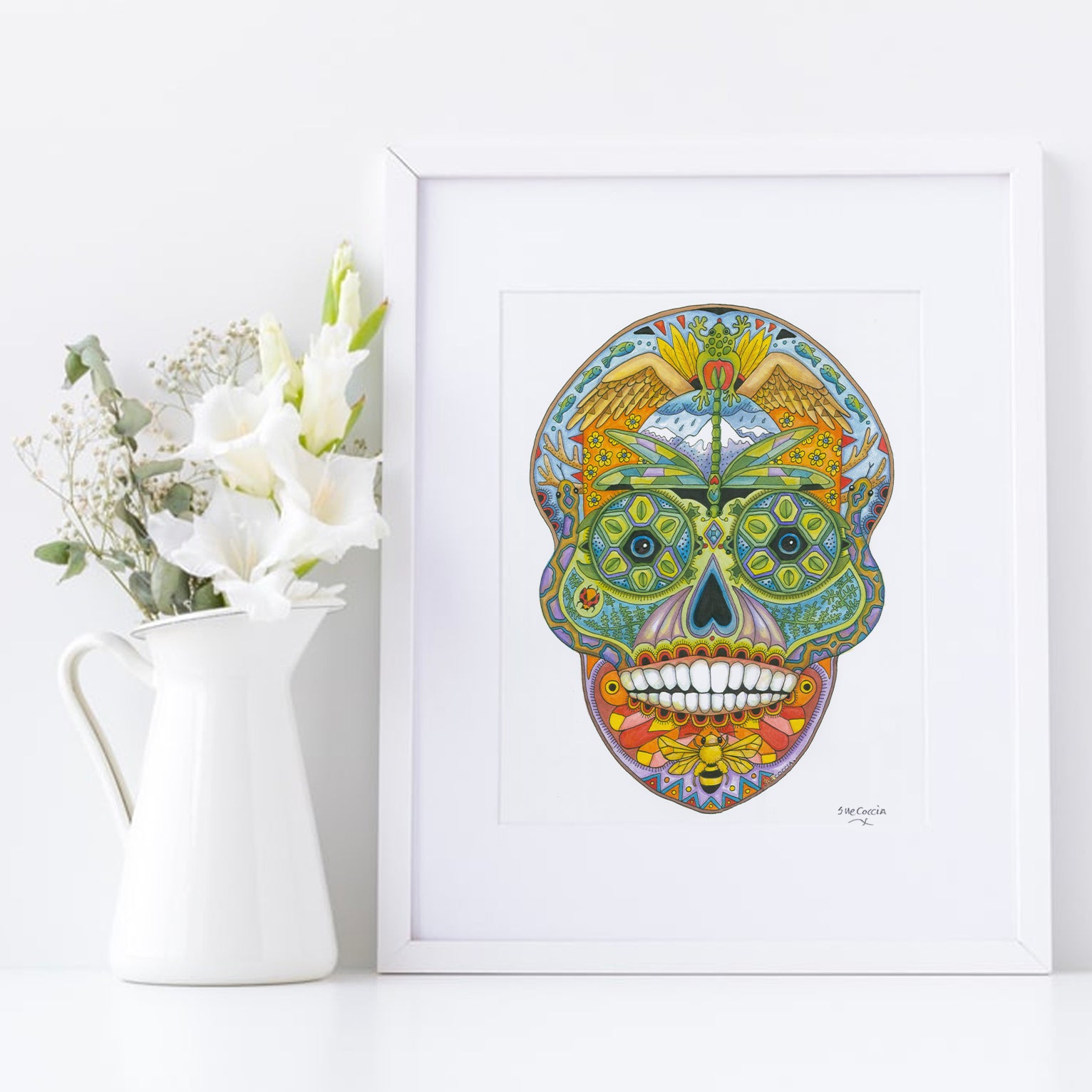 Sugar Skull Signed Print