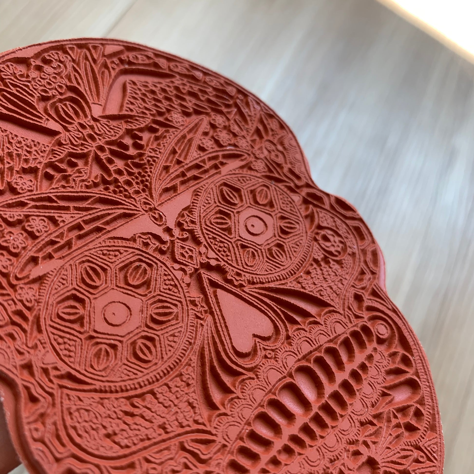 Sugar Skull Rubber Stamp