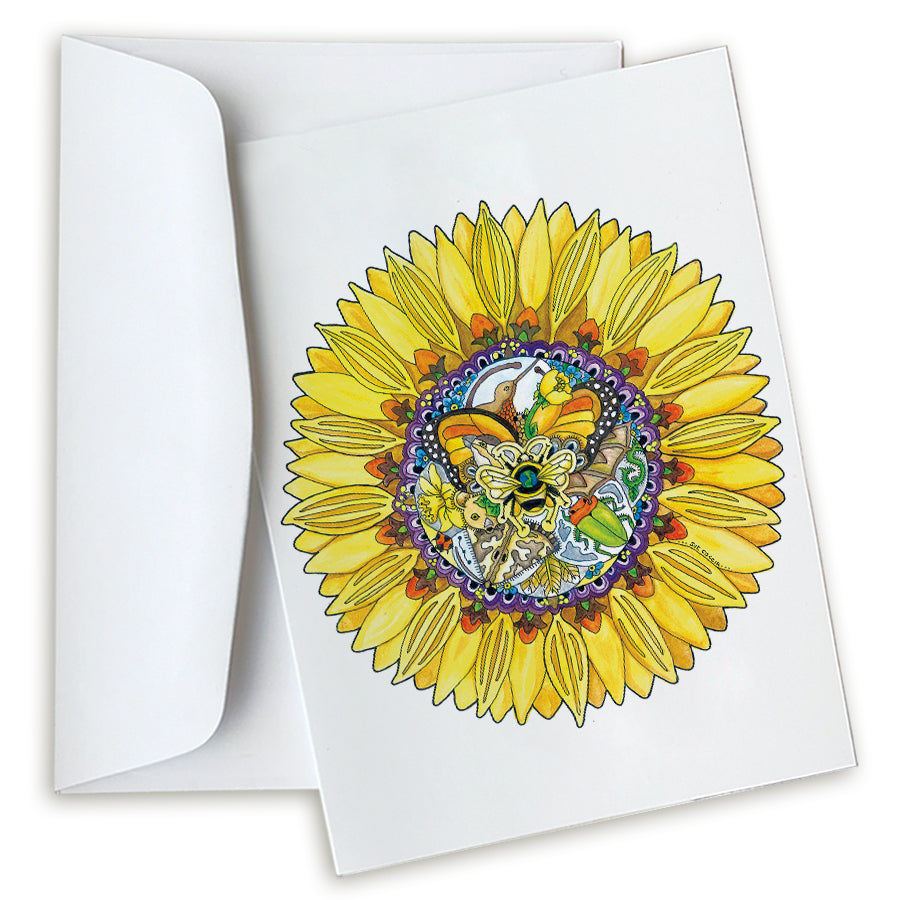 Sunflower Note Card