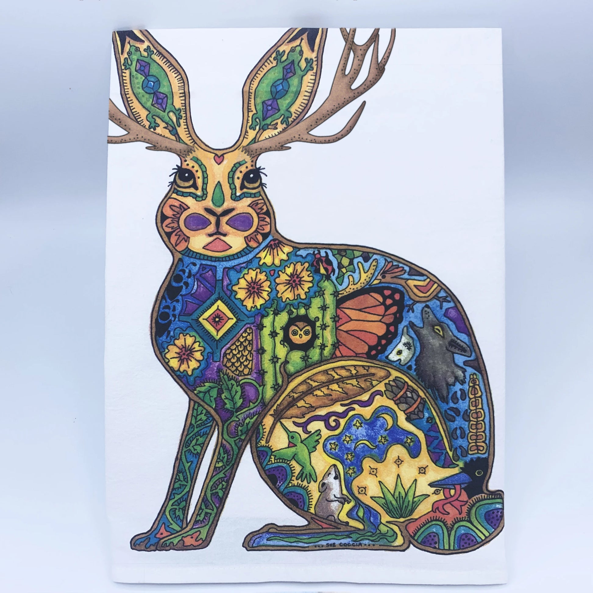 Jackalope Flour Sack Towel