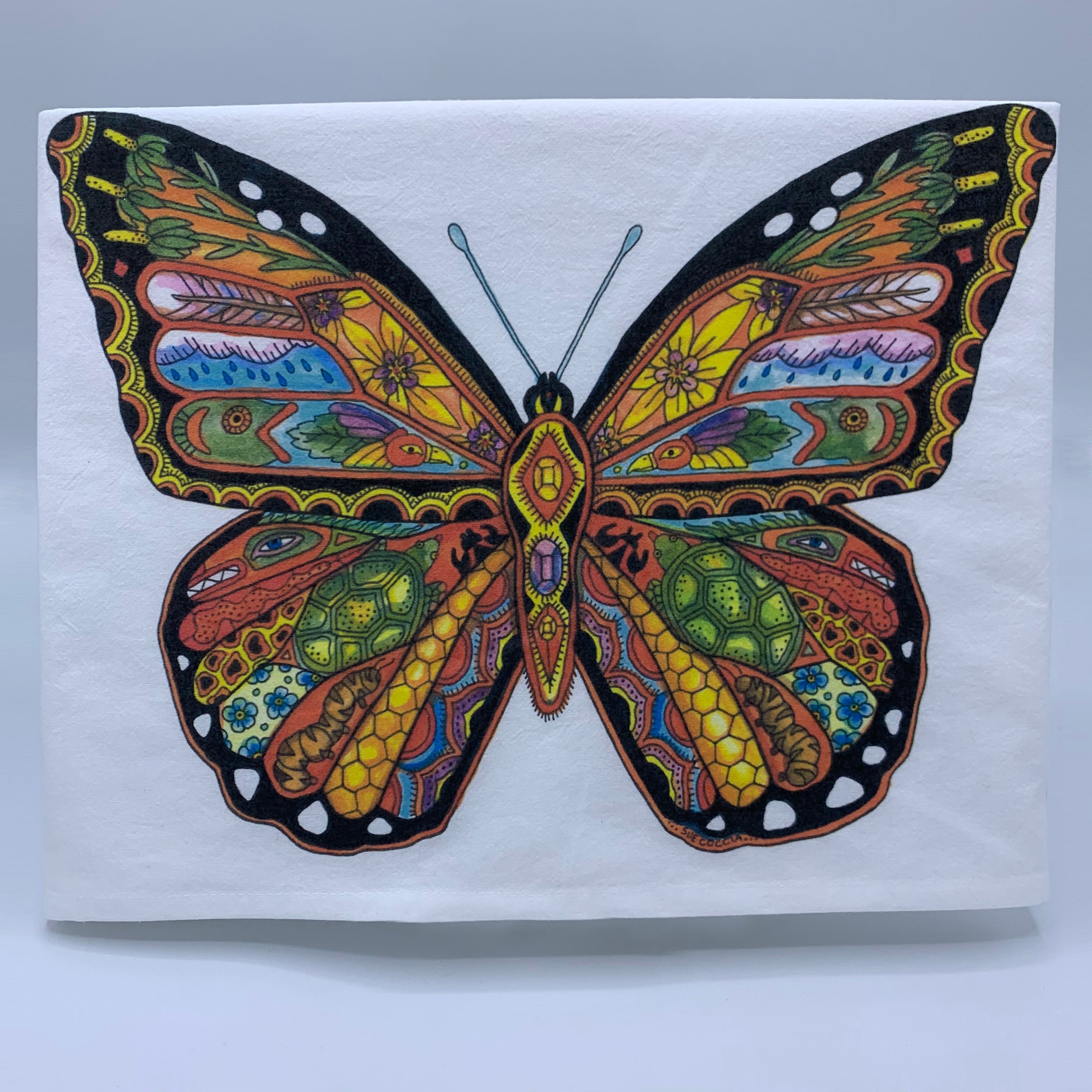 Monarch Butterfly Flour Sack Towel