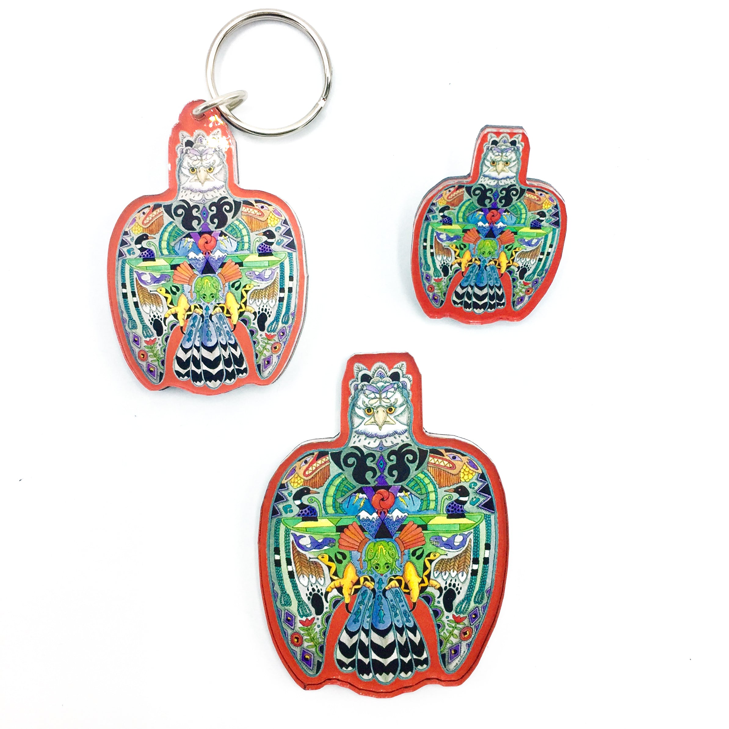 Thunderbird Magnets, Keychains and Pins