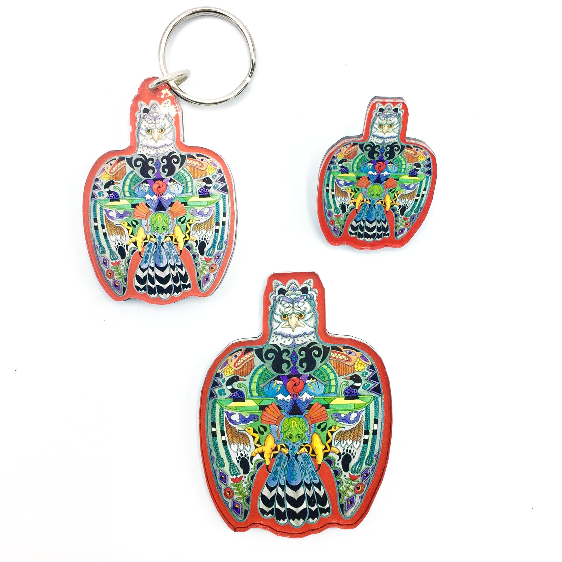 Thunderbird Magnets, Keychains and Pins