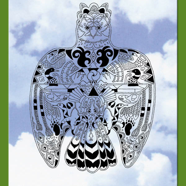 Thunderbird Rubber Stamp