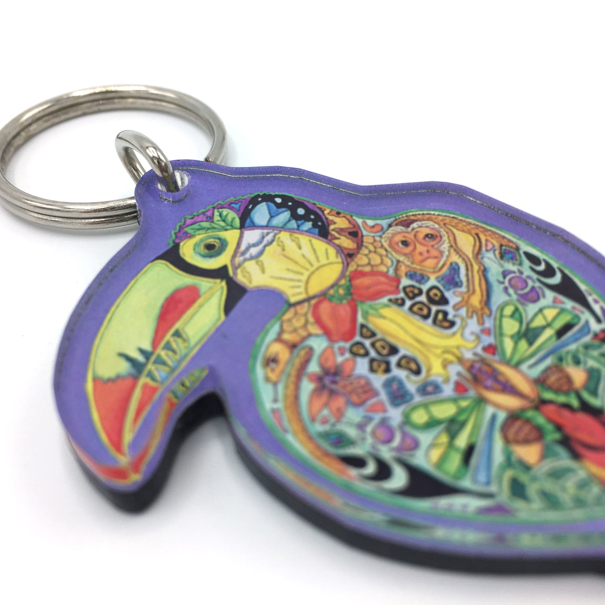 Toucan Magnets and Keychains,  keychains