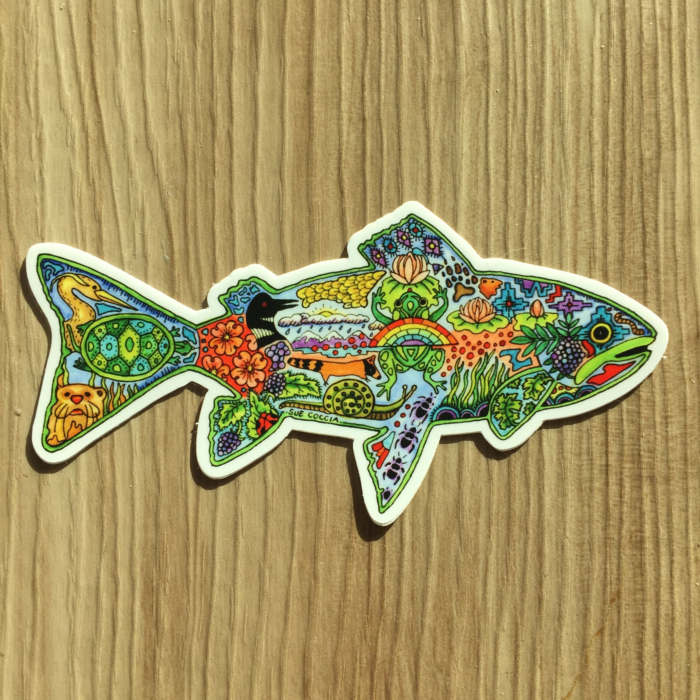 Trout Sticker
