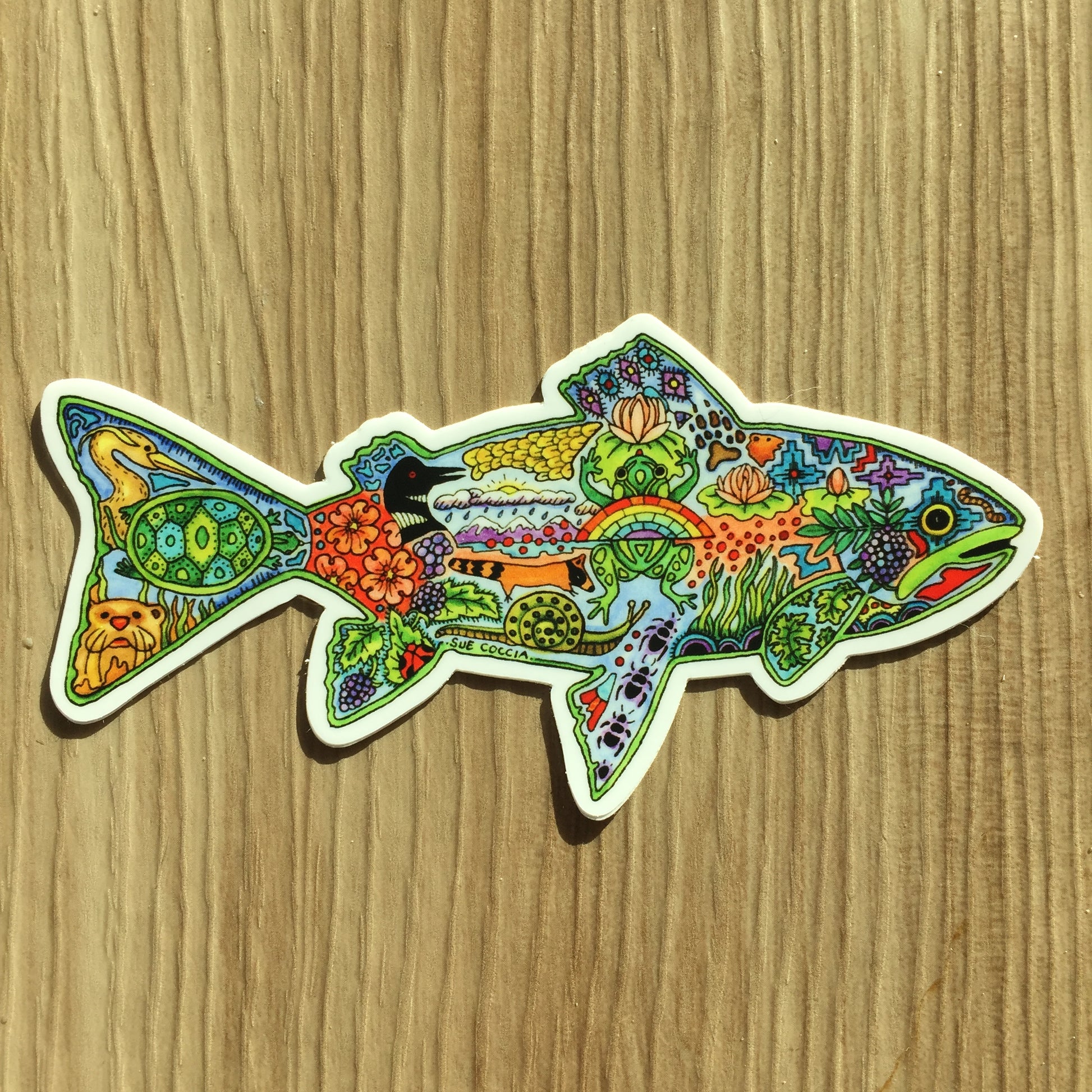 Trout Sticker