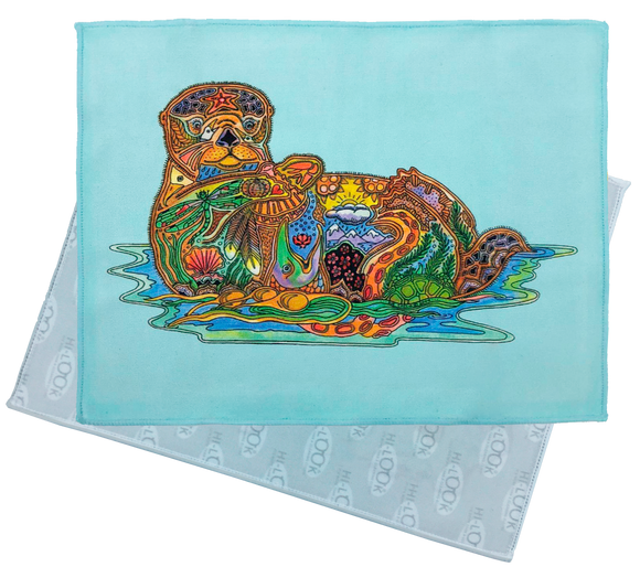 Sea Otter Microfiber Cleaning Cloth