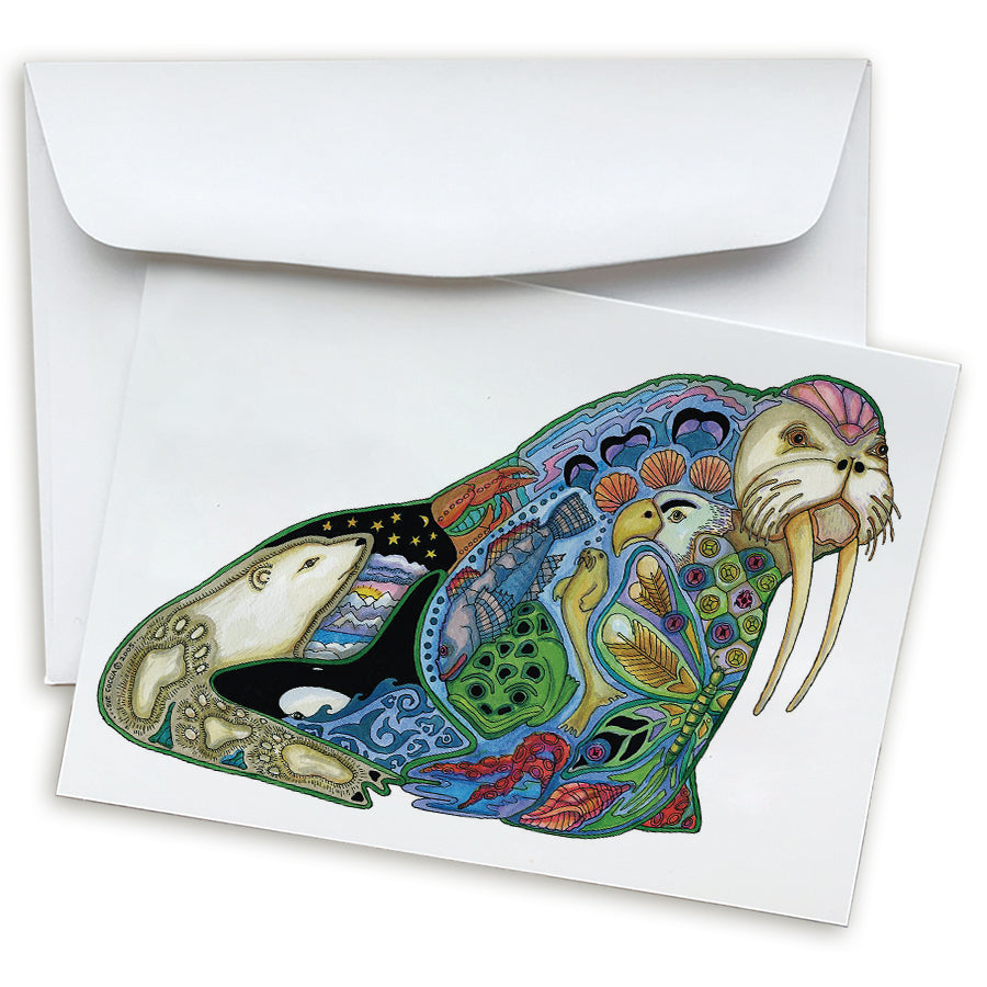Walrus Note Card