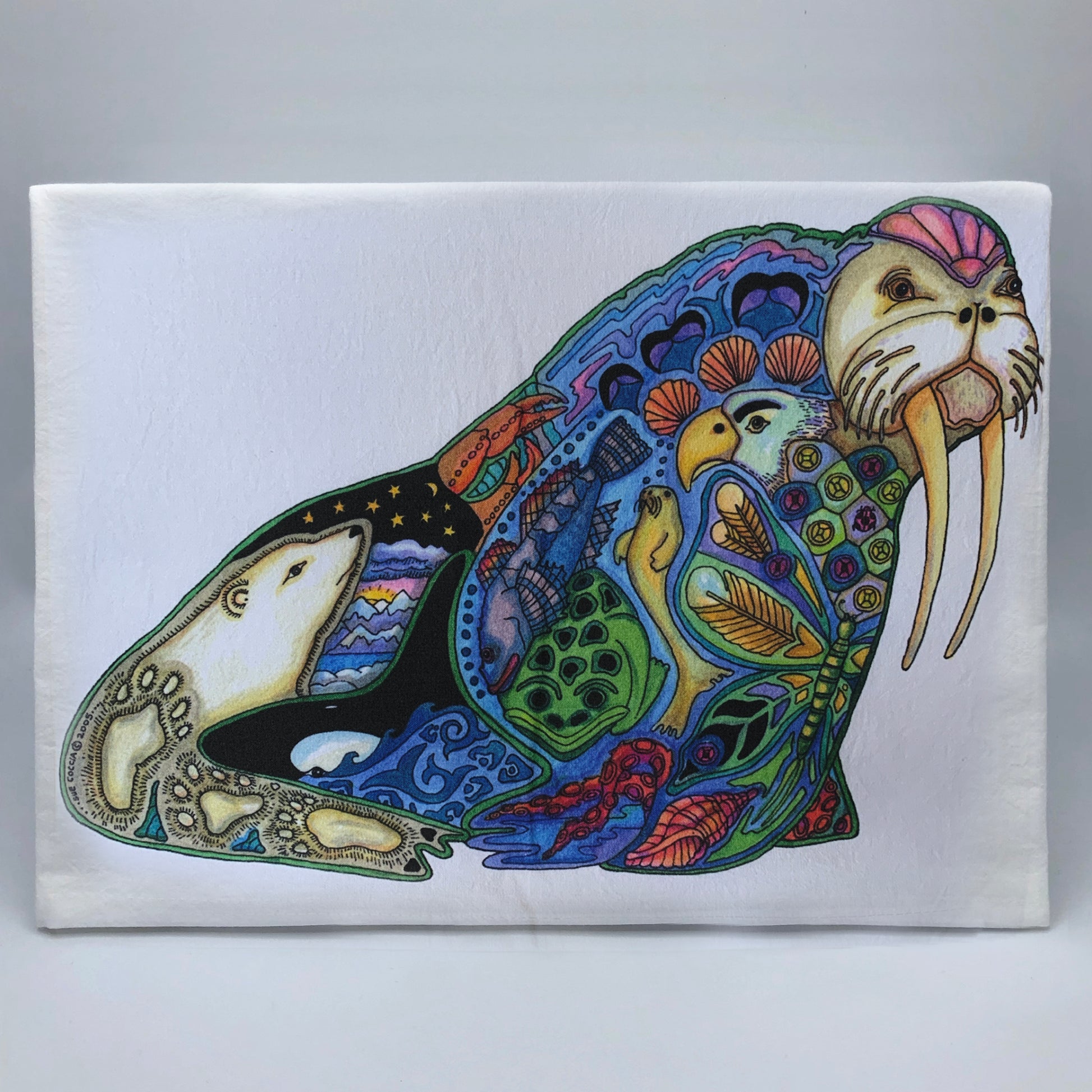 Walrus Flour Sack Towel