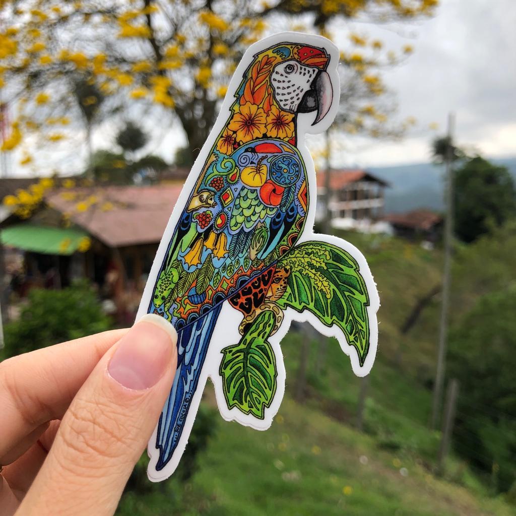 Macaw Sticker