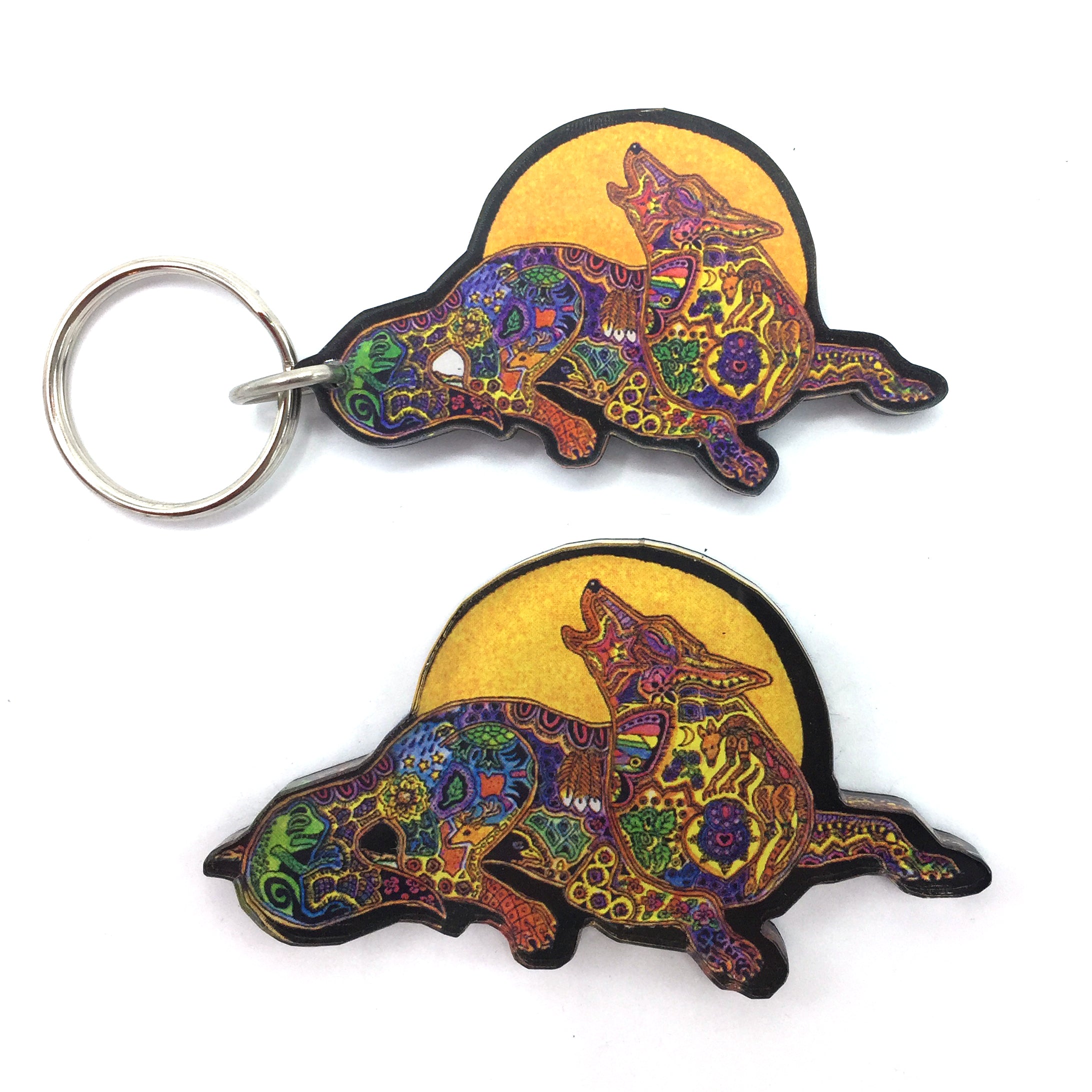 Wolf Magnets and Keychains