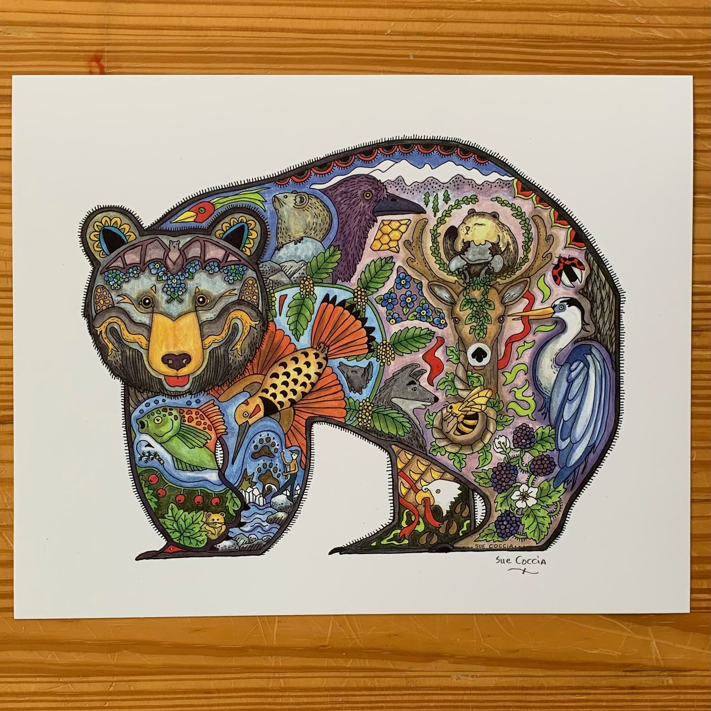 Black Bear 2 Signed Print