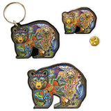 Black Bear 2 Magnets, Keychains and Pins