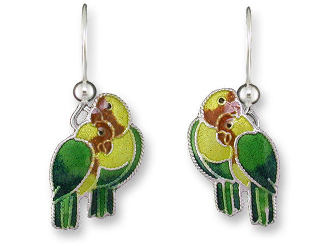 Fischer's Lovebirds Earrings