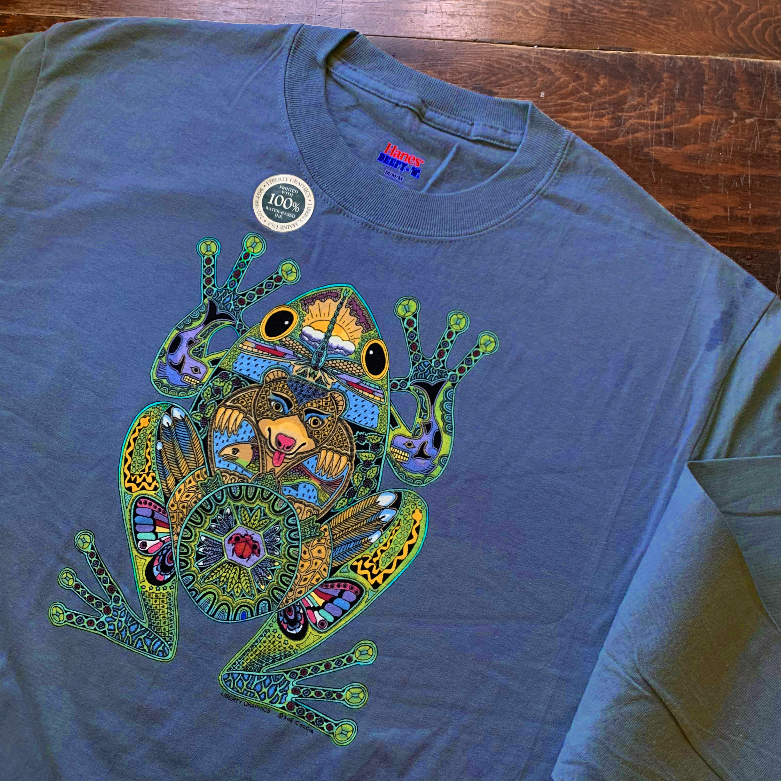 Frog Long Sleeve Shirt - Blue