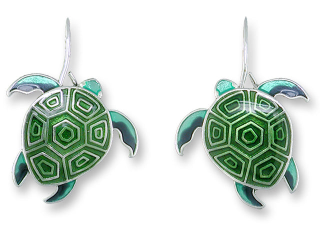 Hawaiian Honu Earrings - Pendant