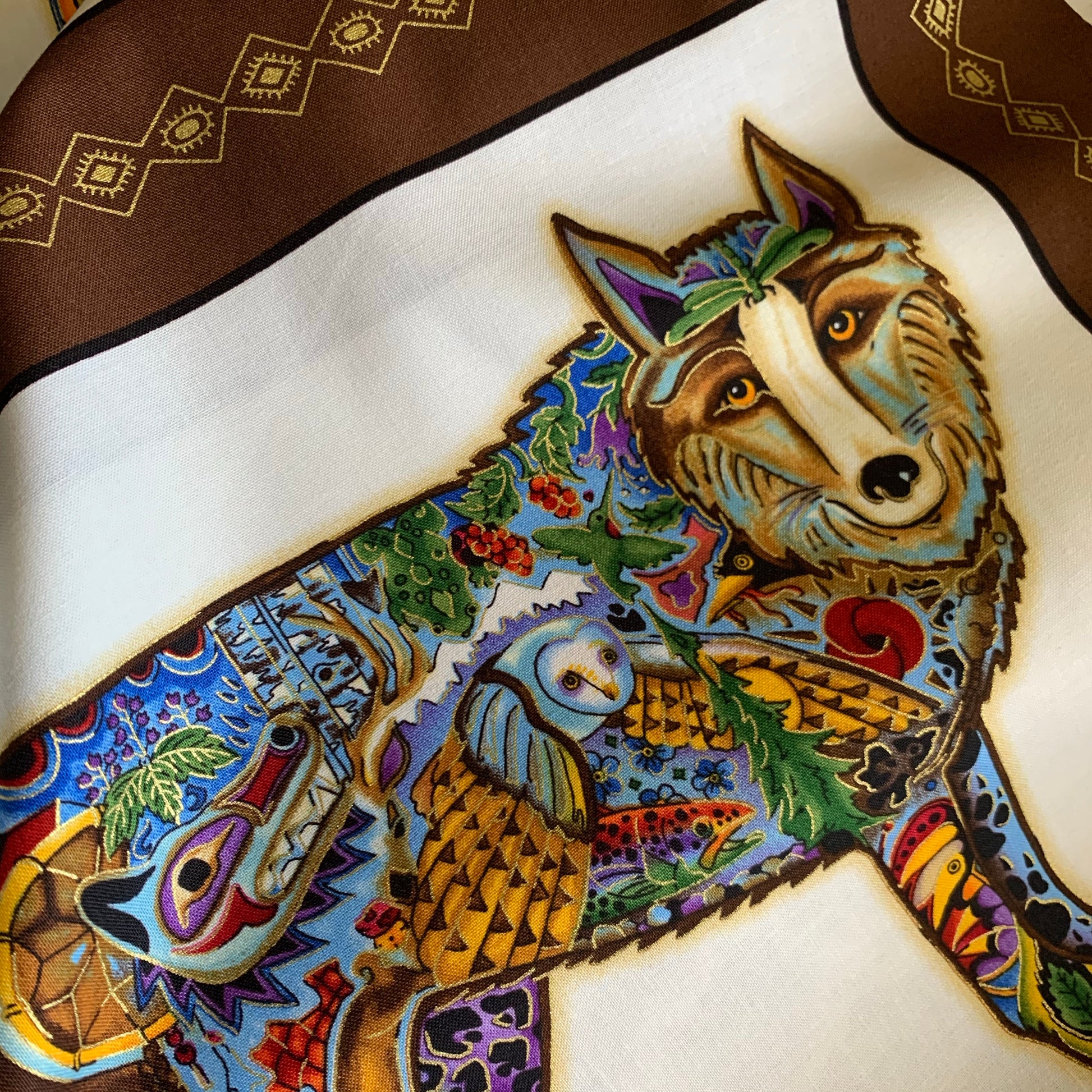 Animal Spirits Fabric 15820-169 EARTH