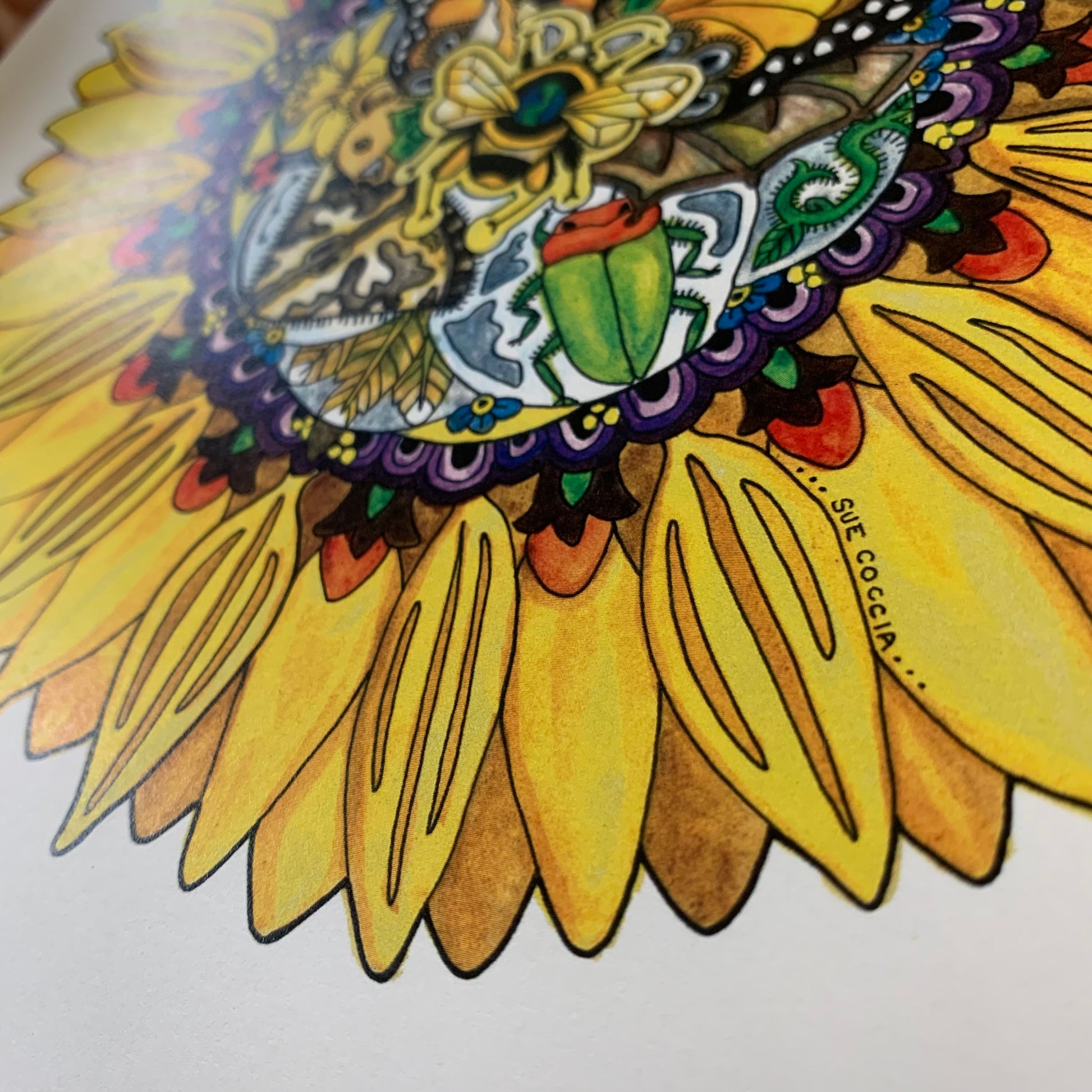 Sunflower Signed Print