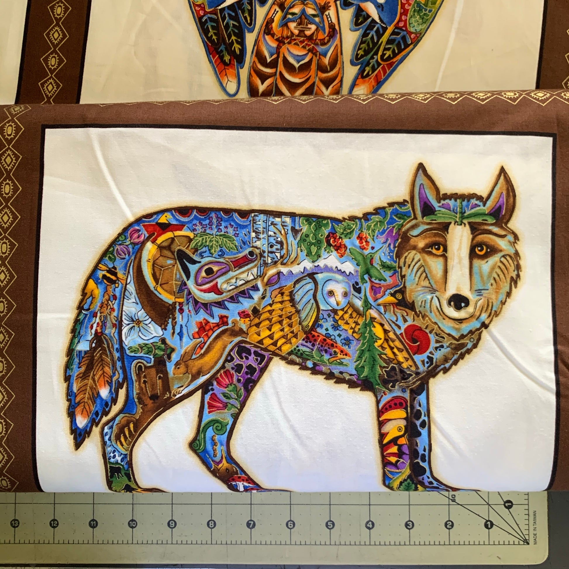 Animal Spirits Fabric 15820-169 EARTH