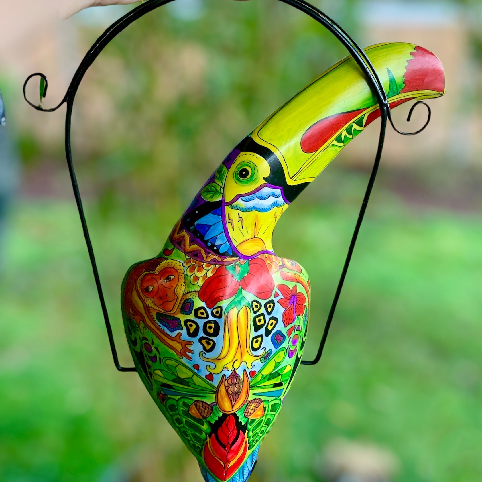 Large Toucan Carving