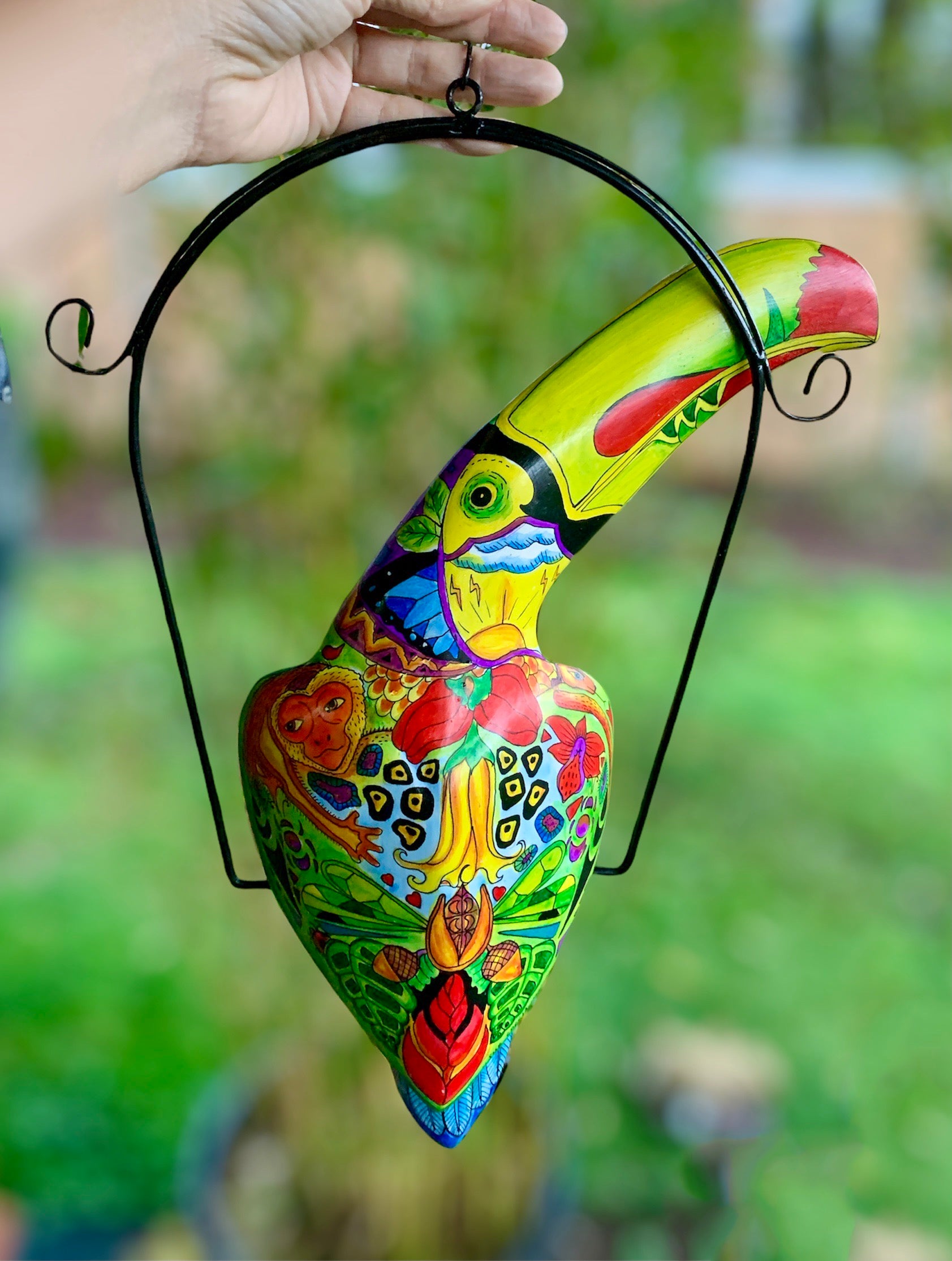 Large Toucan Carving