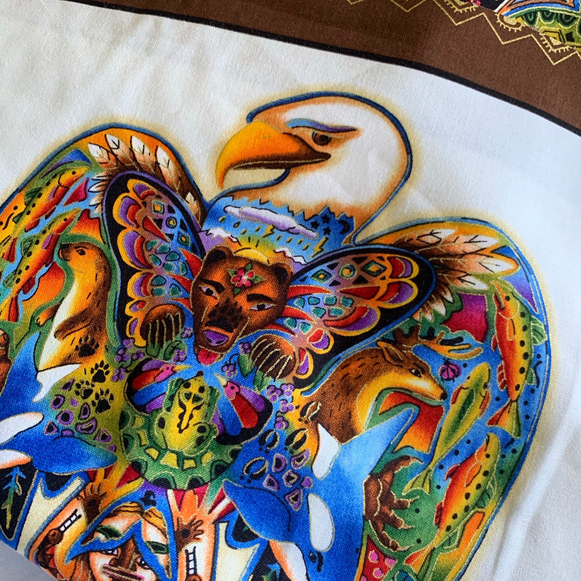 Animal Spirits Fabric 15820-169 EARTH