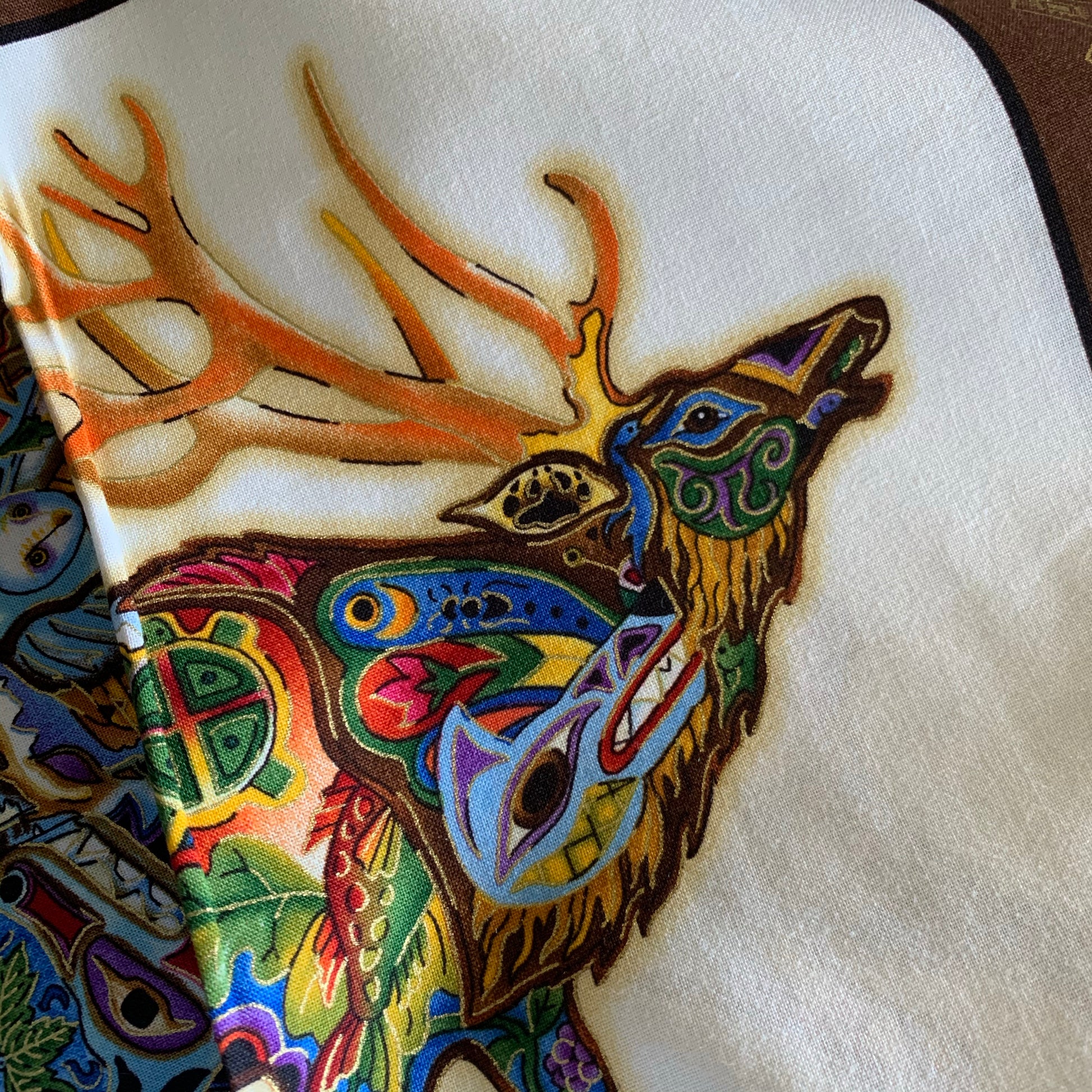 Animal Spirits Fabric 15820-169 EARTH