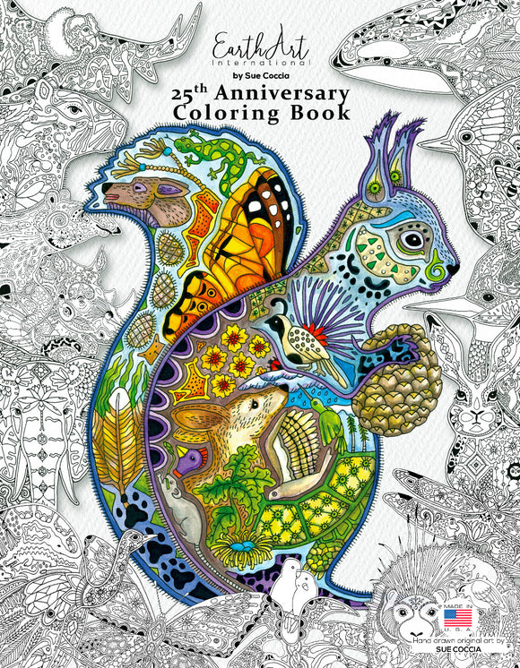 Birds Bugs and Botany Mini Coloring Book – A Brighter Year