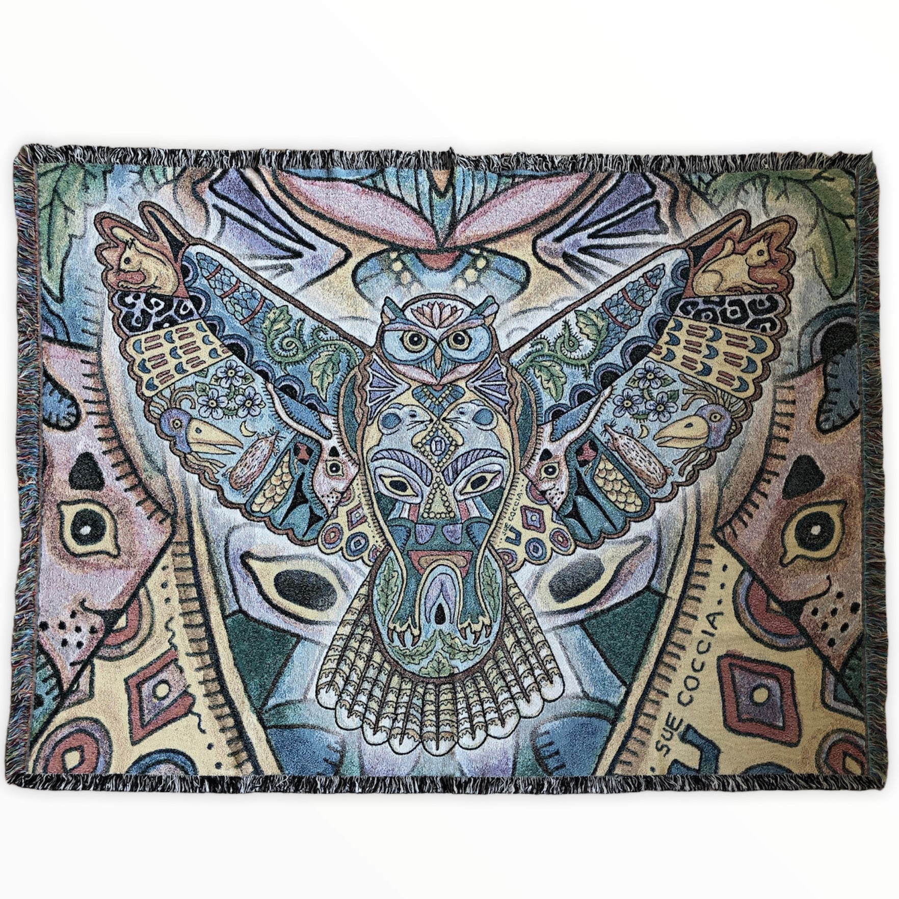 Great Horned Owl Blanket