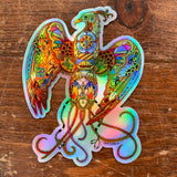 Phoenix Holographic Sticker