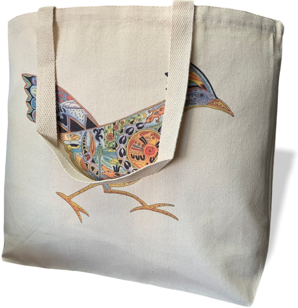 Roadrunner Canvas Tote Bag - Large