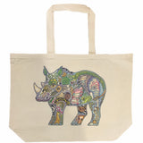 Rhino Canvas Tote Bag - Large