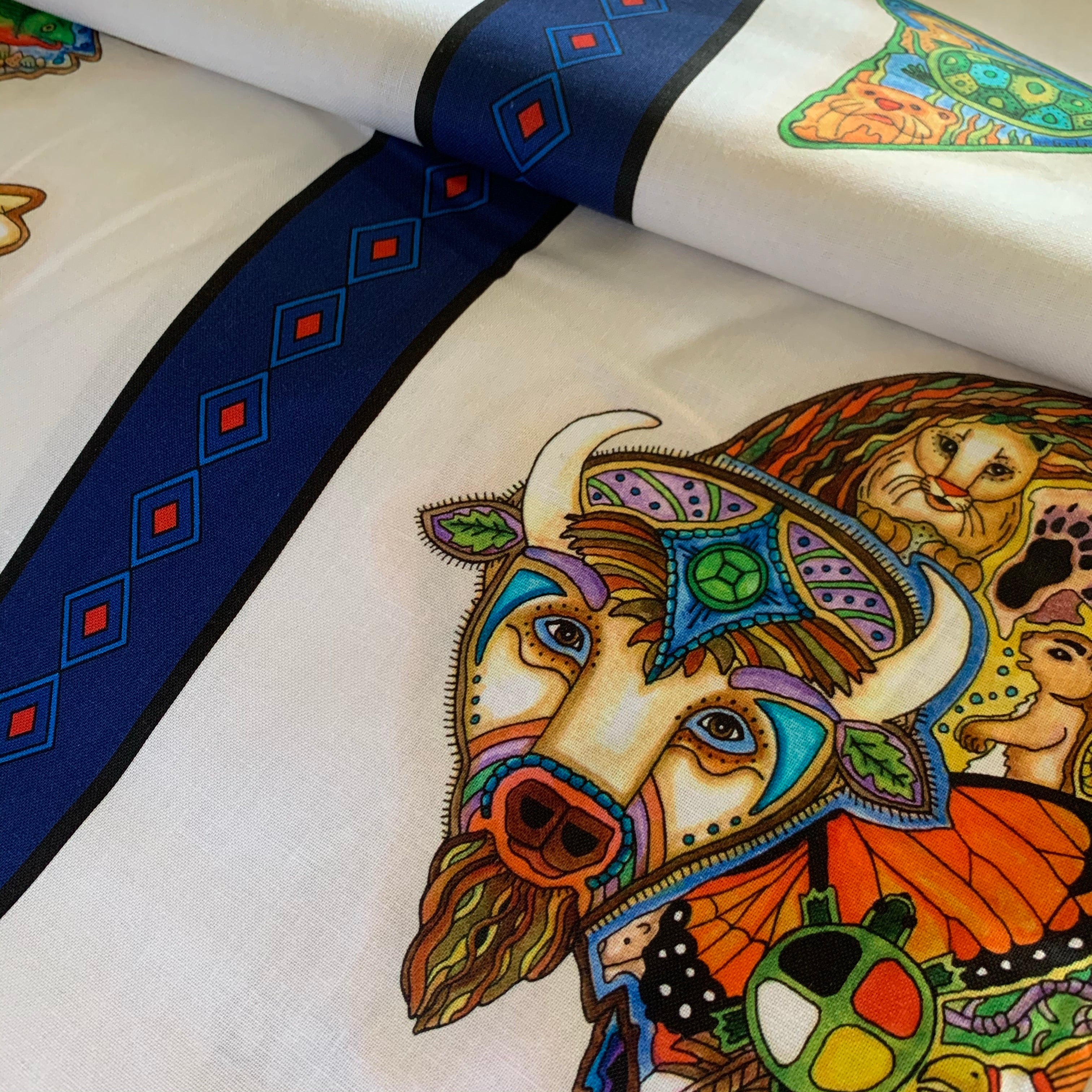 Animal Spirits Fabric 18413-205 MULTI