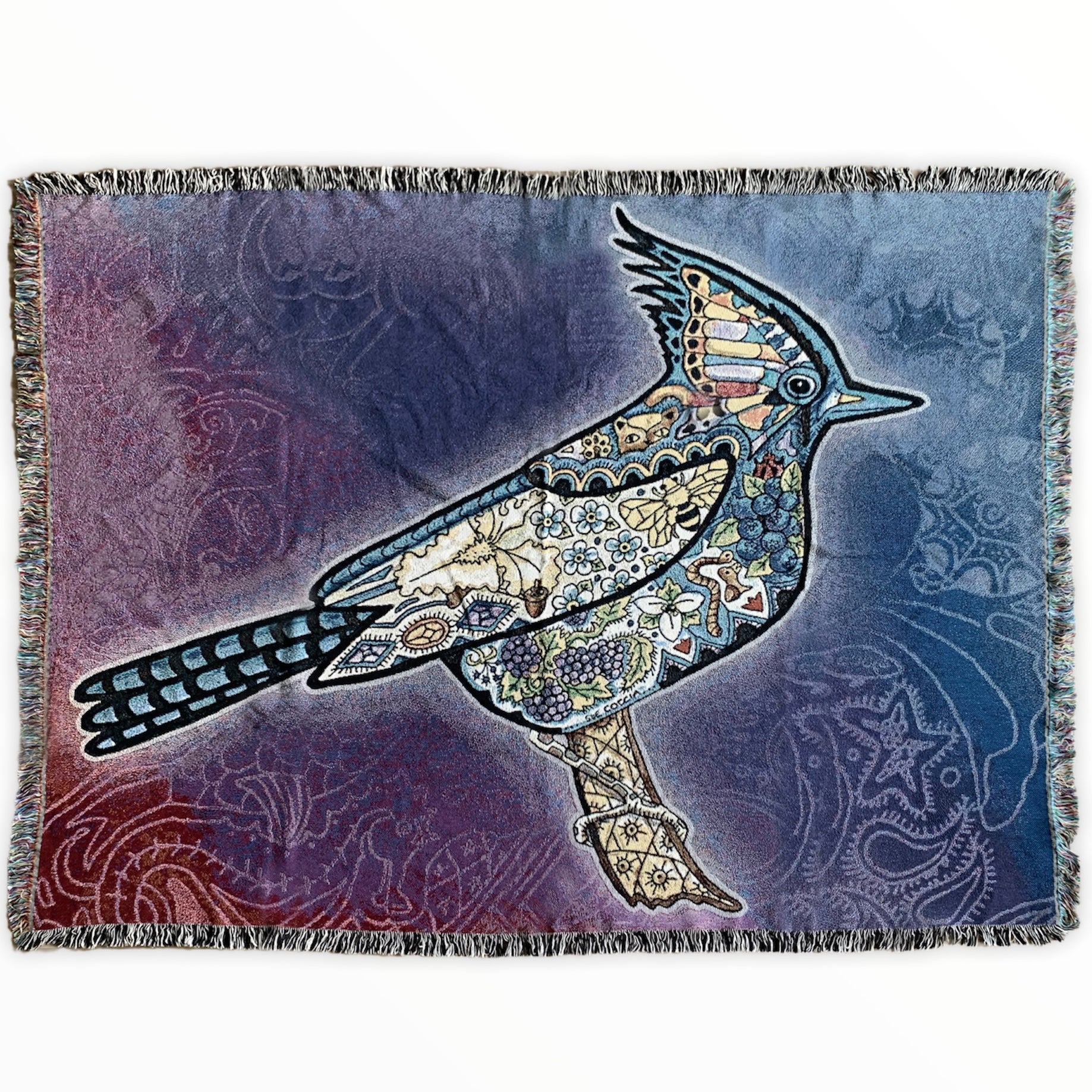 Stellar Blue Jay Blanket