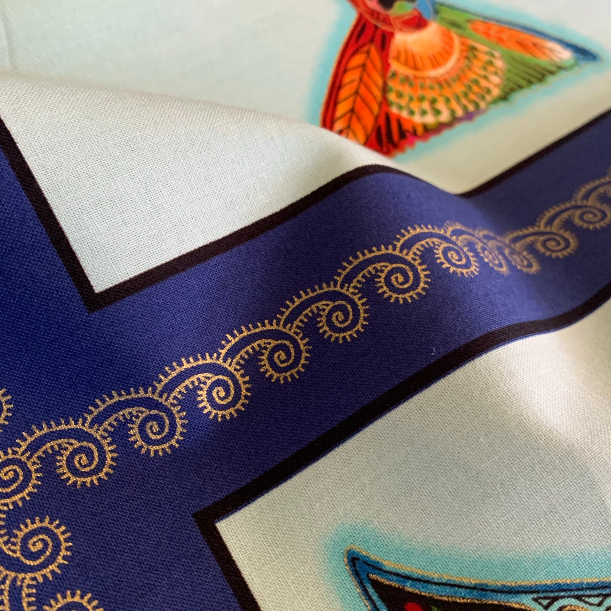 Animal Spirits Fabric AUAM-15822-246 WATER