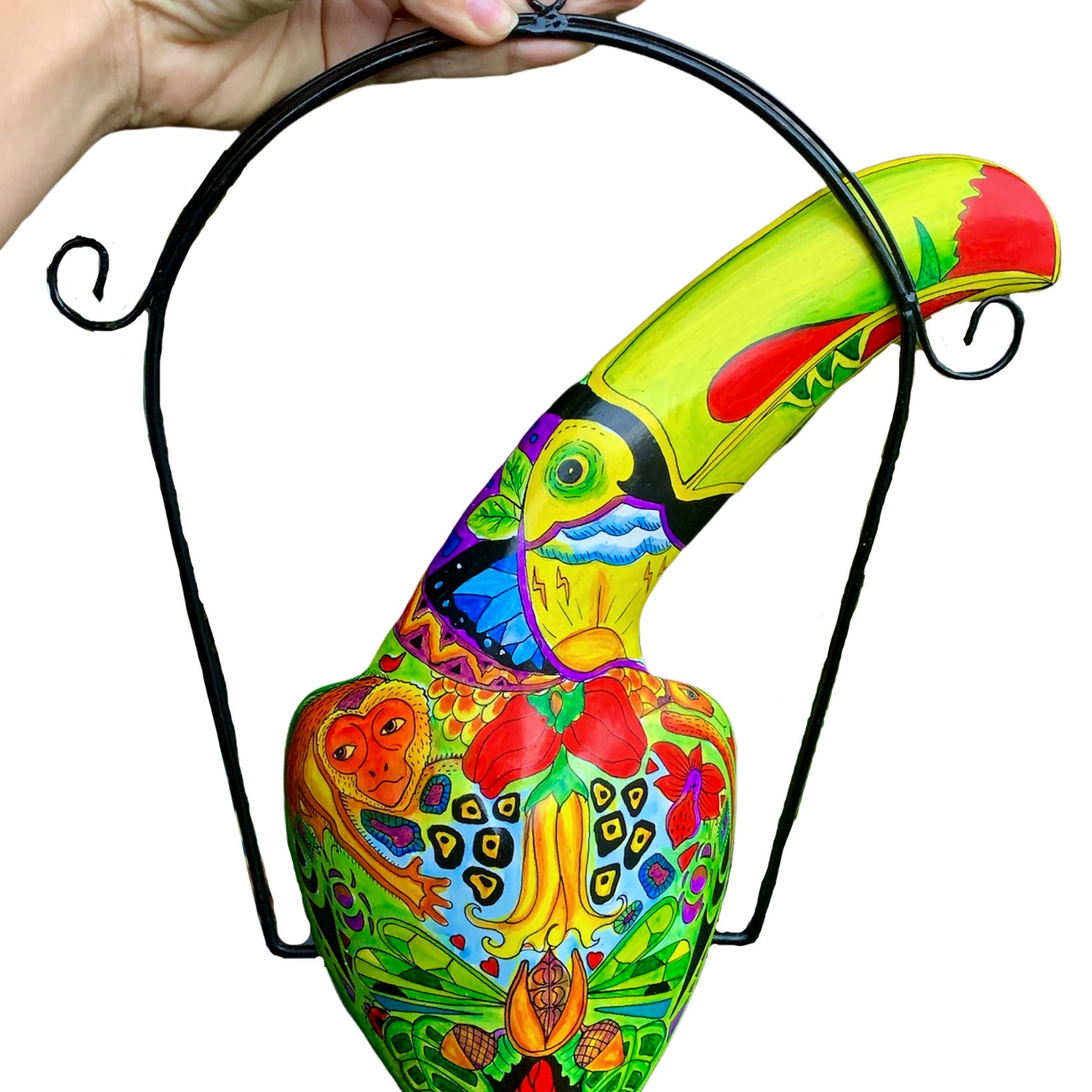 Large Toucan Carving