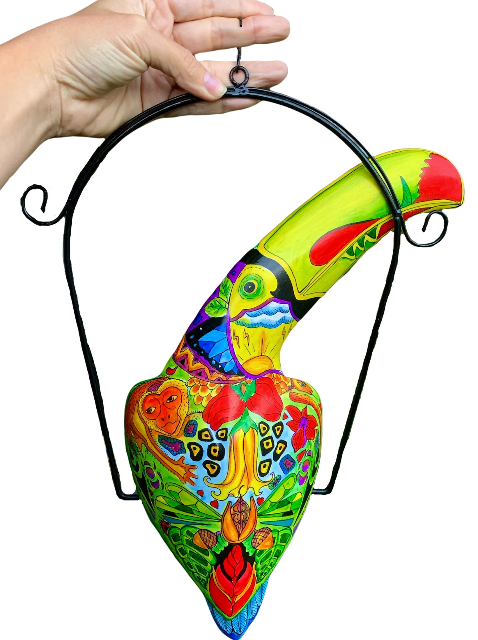 Large Toucan Carving