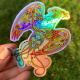Phoenix Holographic Sticker