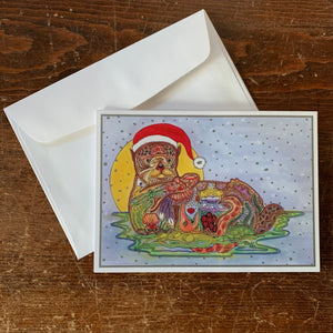 Sea Otter Holiday Card