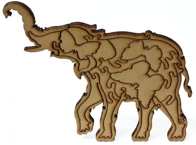 Mabula Elephant Jigsaw Puzzle