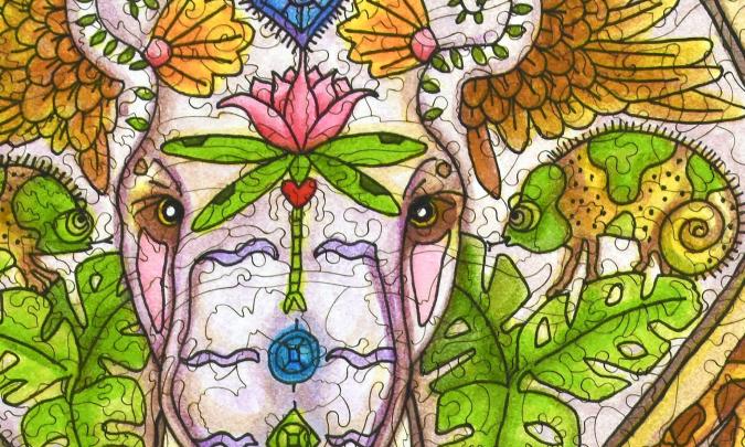 Mabula Elephant Jigsaw Puzzle