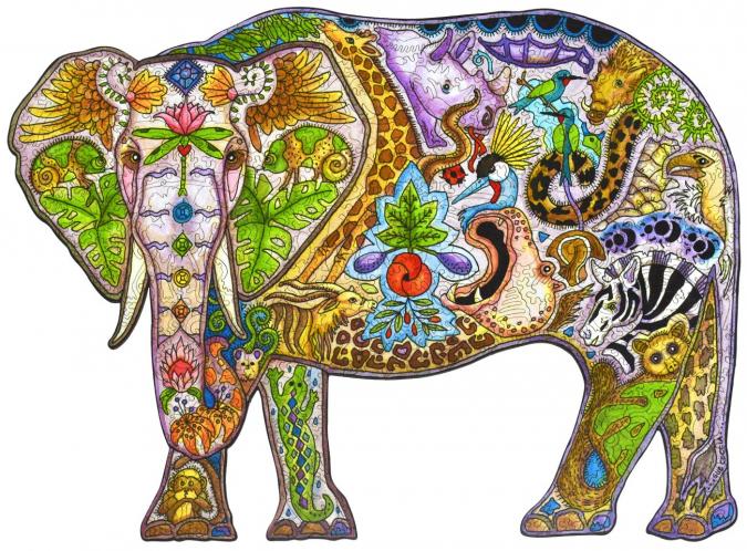 Mabula Elephant Jigsaw Puzzle