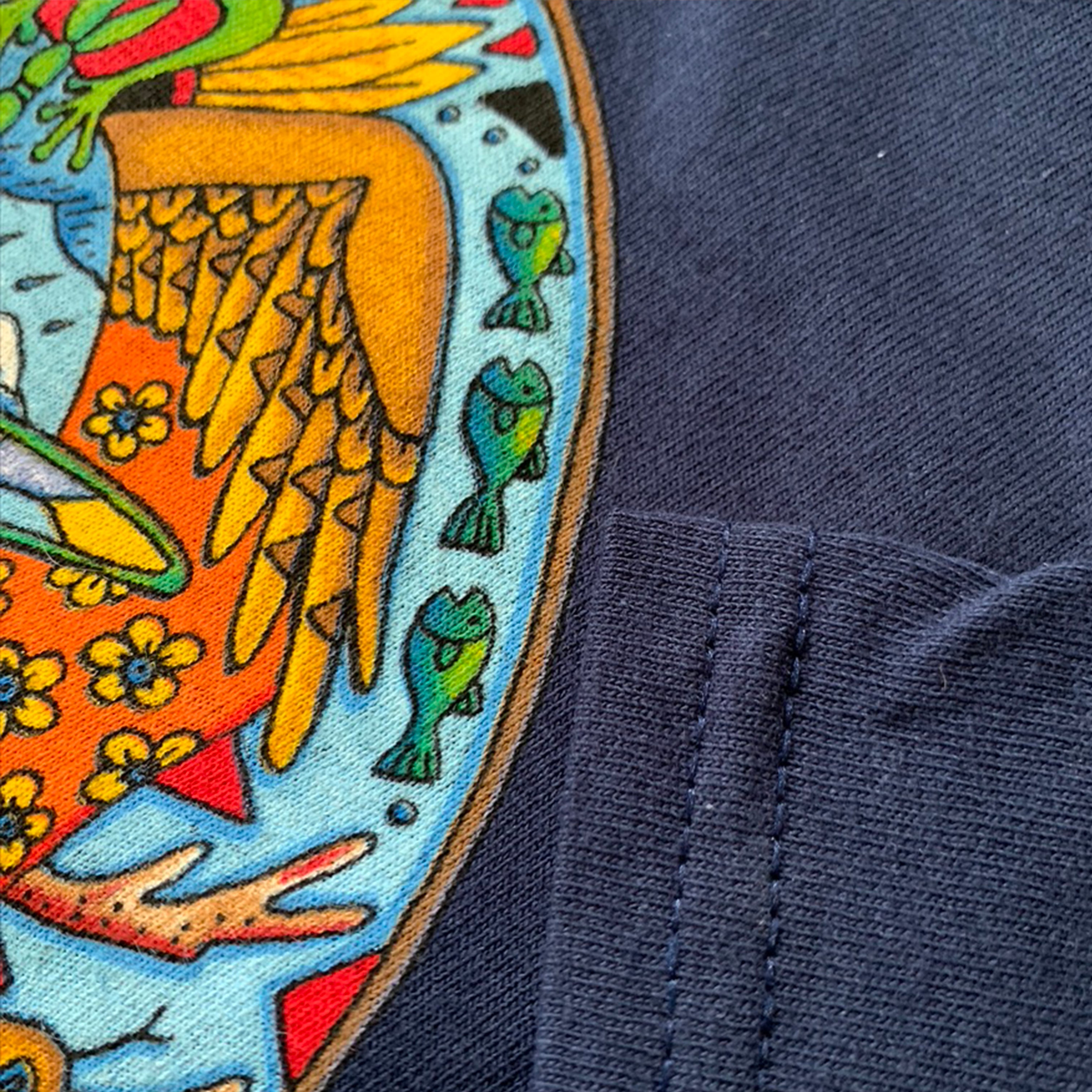 Sugar Skull Shirt Blue