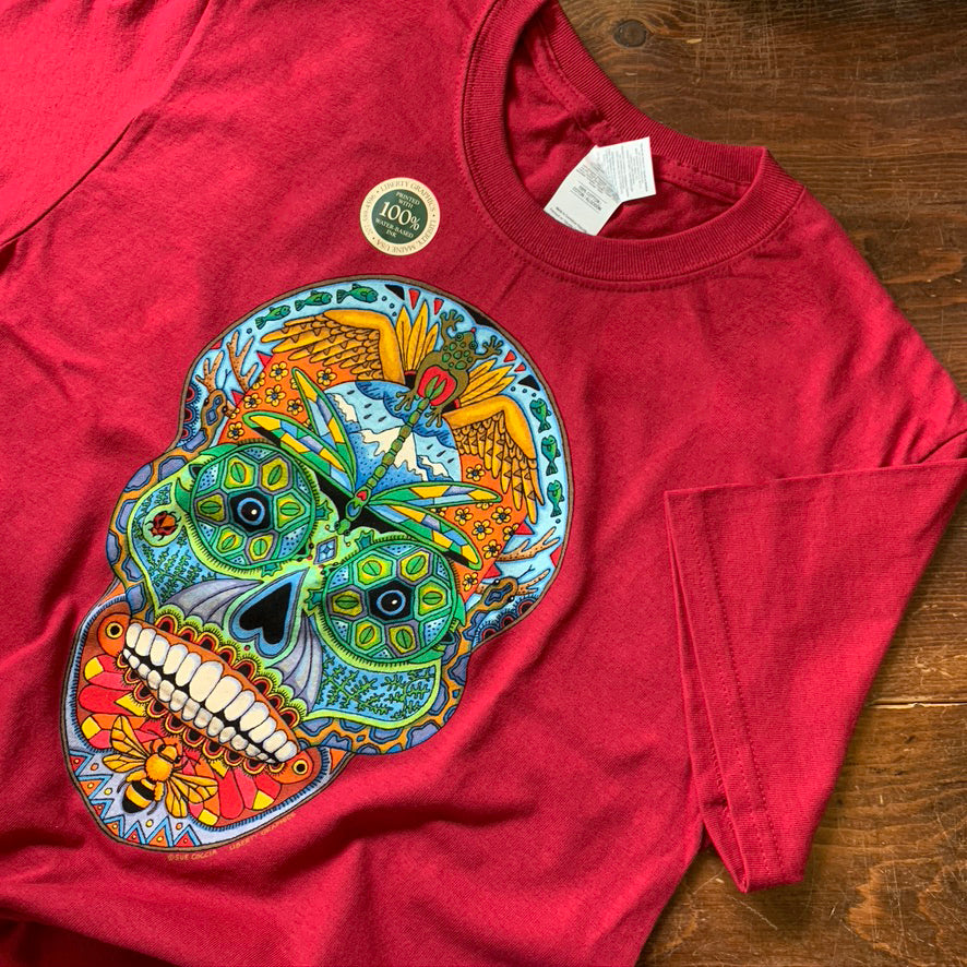 Sugar Skull Shirt Red
