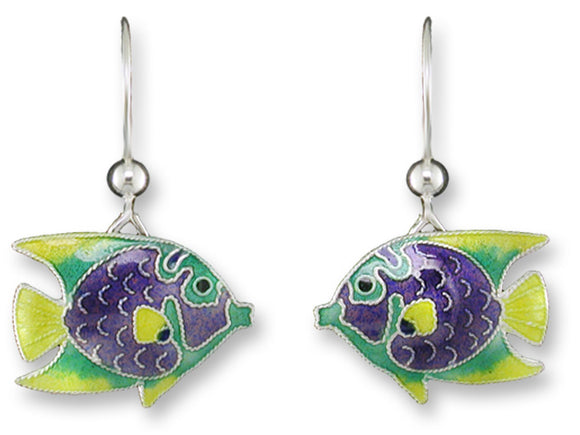Tropical Angelfish Earrings