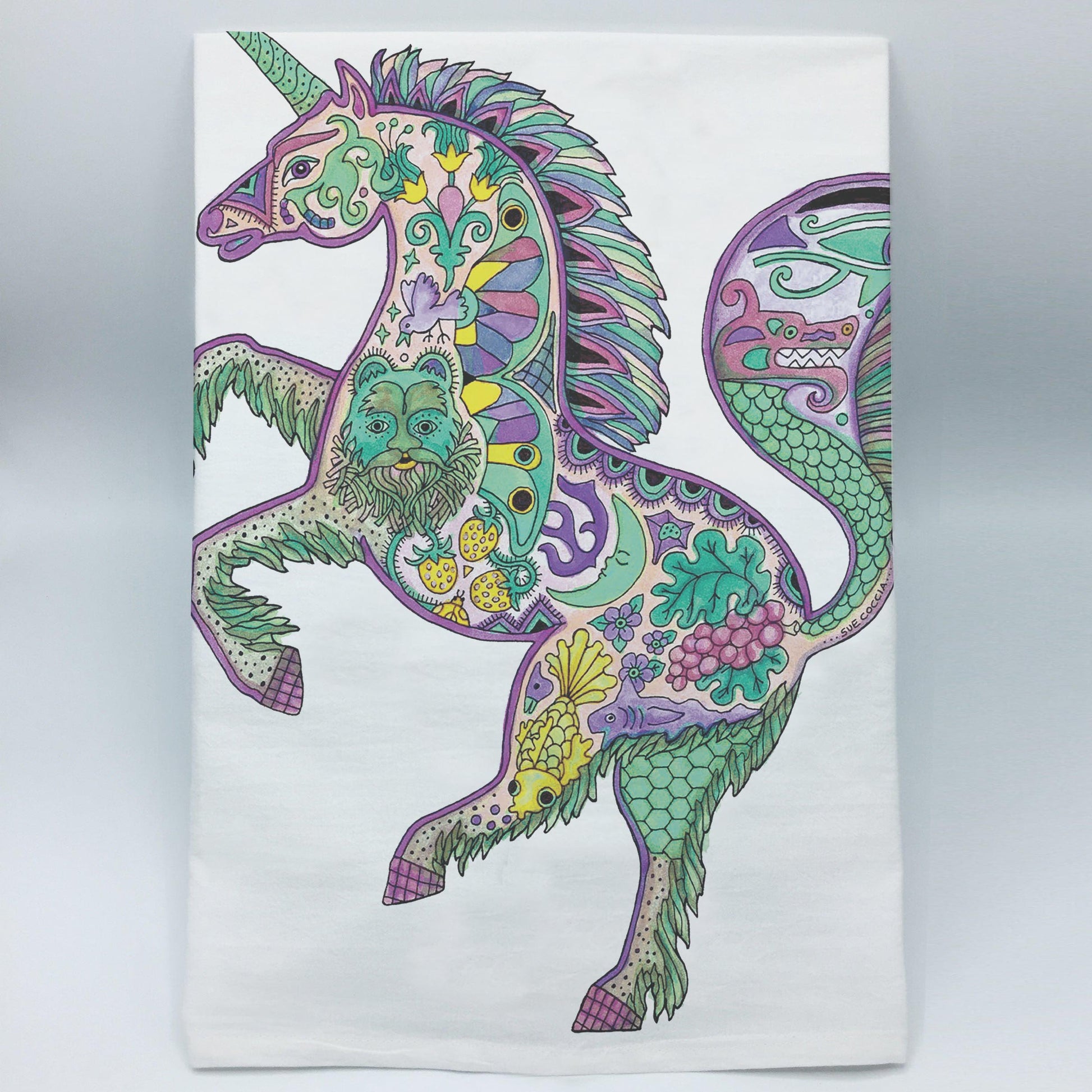 Unicorn Flour Sack Towel